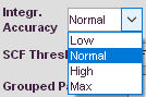 Integration accuracy